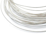 1m Sterling Silver 0.3mm - Soft Round Wire Rod 28 Gauge Fine Jewellery V238-SUPDZ-30317722501200