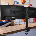 Dual LCD Monitor Desk Mount Stand Adjustable Fits 2 Screens Up To 27" V63-826151