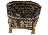 Plant Basket Northern Europe Style Bamboo Weaving Plant Pot Handwoven Indoor Outdoor Storage V1294-YM0706-3111230213311