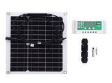 Solar Panel Charger Kit 15W18V Rain Proof Multifunctional Car Solar Panel Battery Charger with V1294-YM0901-3114250035011