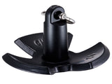 River, 12 LBS Boat Cast Iron Black Vinyl-Coated with Shackle, Marine Grade Mushroom V952-HMDPZT12B000EDC67V0