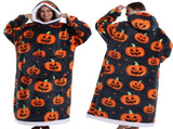 Christmas Plaid Style Oversized Hooded Blanket for Adults - Ultra Soft & Warm Wearable Fleece Throw V888-ELOSUNG50120