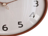 Wood Wall Clock Retro Quiet Decorative 12 Inch Round Wall Clock for Home Bedroom Living Room Decor V1294-YM0901-3115240111012
