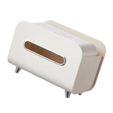 Desktop Tissue Box Multifunction Tissue Storage Dispenser with Phone Holder Remote Control Organizer V1294-YM0710-3117230308311