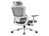 Elena High Back Fabric Seat Ergonomic Office Chair In Grey V369-A8616-R-GREY