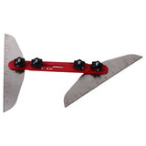 Stair Cutting Tool Stainless Steel Accurate Stair Tread Template Set for Window Sills Closet Shelves V1294-YM0523-3114220003611