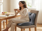 Ergonomic Memory Foam Seat Cushion with two-tone gray Support Integrated One Piece Design Pressure V888-ELOSUNG54398
