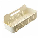 Wall Mounted Shower Shelf Caddy PP Punch Free Strong Bearing Multifunctional Bathroom Rack Cream V1294-YM0901-3117230257511