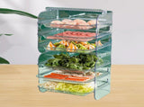 Multi Food Tray Multifunctional Strong Capacity Durable Vegetable Fruit Preparation Plate 6 V1294-YM0706-3118230214114