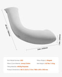 VEVOR Pregnancy Pillows L-Shaped Pregnant Maternity Pillow Soft & Breathable V952-YFZTDBSLXYTSLXO6MV0