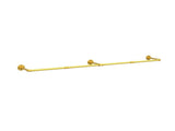 Vintage Gold Wall-Mounted Clothes Rack Strong Metal Garment Hanging Rail V767-JJ-ZZ183-GLD