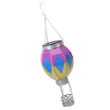 Hot Air Balloon Solar Lantern Iron Portable Hanging Outdoor Decorative Lantern Lamp for Patio Garden V1294-YM0901-3111240202612