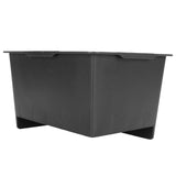 4Pcs Stackable Bed Risers ABS Anti Slip Furniture Risers for Bed Desk Sofa Table Black 4 Inch V1294-YM0901-3114230085311