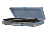 Crosley Cruiser Bluetooth Portable Turntable - Tourmaline Bundled Crosley Record Storage Display V398-CR8005FSS-TN4