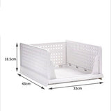 Stackable Storage Basket Plastic Large Open Drawer Wardrobe Cloth Container for Bedroom Living Room V1294-YM0716-3117220101711
