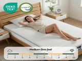 Giselle Single Mattress 20cm with Reinforced Edge Support Egg-Crate Foam MATTRESS-D-PLAIN-20-S