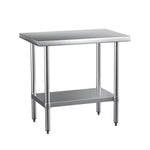 Cefito Stainless Steel Kitchen Benches Work Bench 910x610mm 430 SSKB-430S-36