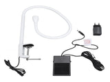 5W UV Lamp for Eyelash Extensions with Foot Pedal Switch Flexible Gooseneck Clamp 3S Fast Curing UV V1294-YM0901-3119240064812