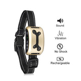 Dog Bark Collar - Sound and Vibration Automatic USB Rechargeable Training Device V238-SUPDZ-12352440107088