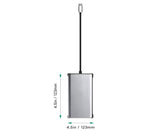 12 in 1 Multi-Interface Connection Type-C Expansion Dock Dual HDMI-compatible Converter - Grey V1263-JX-234