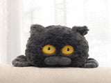 Cat Plush Toy Cute Soft Skin Friendly Fluffy Staring Short Plush Cat Hugging Sleeping Pillow for V1294-YM0521-3117230043011