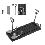 Everfit Pilates Board Foldable Reformer Multi Functional Exercise Trainer Black ABD-BOARD-4IN1-BK