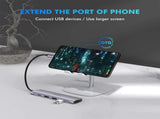 UGREEN TypeC 5 in 1 Adaptor - HDMI USB 3.0*3 TypeC PD Power Converter V28-ACBUGN50209