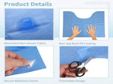 25PCS Disposable Toilet Mats, Absorbent Non-woven Commode Mats, Non-slip Potty Training Floor Mats, V1369-AZ3-W-08937