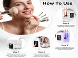 3-in-1 Electric Makeup Brush Cleaner & Dryer Touchscreen Control, UV Sanitizing, 5-Min Auto Clean, V1107-CS-HZPQXQ