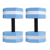 2Pcs High Density EVA Foam Dumbbell Set Aquatic Exercise Dumbbells for Men Women Indoor Swimming V1294-YM0521-3111230070812