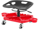 Rolling Garage Stool, 300LBS Capacity, Adjustable Height from 18 in to 23 in, 360-degree Swivel V952-YCTYXAPJYL4PDBZGEV0