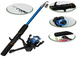 Beginner Fishing Set Fishing Tackles Including Reel Telescopic Rod Float Baits Hook Connector V1107-133-46996-GRE2
