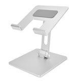 Tablet Stand Holder Aluminum Alloy Universal Desktop Adjustable Foldable Phone Tablet Bracket Silver V1294-YM0714-3116210062711