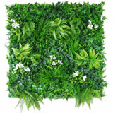 Luxury Snowy White Vertical Garden / Green Wall UV Resistant 100cm x 100cm V637-1019049