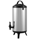 Stainless Steel Insulated Beverage Dispenser, 9.2 Liter, Thermal Hot and Cold Drink Server Dispenser V952-YLHLQQYX12L0TQWXUV0
