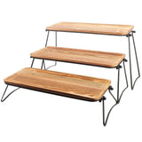 Wood Tray for Display Wood Rustic Style 1 Set V1369-AZ3-W-20599