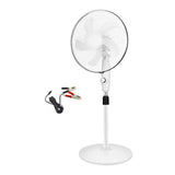 Standing Pedestal Fan Plastic Large Air Volume 3 Speeds White Pedestal Fan for Bedroom Living Room V1294-YM0901-3113230180911