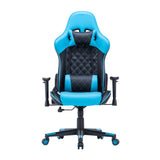 Gaming Chair Ergonomic Racing chair 165&deg; Reclining Gaming Seat 3D Armrest Footrest Black V255-GCHAIRBK-32