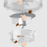 Automatic Cat Feeder WiFi Automatic Dog Food Dispenser with Camera Remote V1263-JX-6837