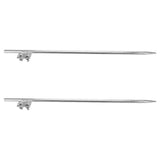 2-Pack Outdoor Ground Rods Plated Metal for Improved Soil Conductivity and Electrical Safety V1366-AZ2-W-17432