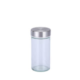 Modern stainless steel rounded corner rotating spice rack with 16 empty glass jars V888-ELOSUNG26116