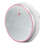 Smart Home Thermostat Wireless Smart WiFi Voice APP Controlled Thermostat with Round Base for Water V1294-YM0901-3114230117012