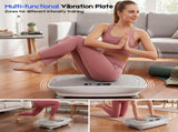 Vibration Plate Exercise Machine, Whole Body Shake Plate with LED Touch Screen & Bluetooth Speaker, V1181-SO001