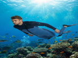Men's 3mm Full Wetsuit for Surfing Diving & Cold Water Swimming Front-Zip Neoprene Suit with UV V1107-CS-NSQSFZ-XXXL