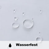 1 Pair Water Resistant Eyelet Curtains for Outdoor, White, 132 cm x 241 cm V1188-MS-325-0457