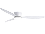 Devanti 52'' Ceiling Fan 3 Blades DC Motor w/Light w/Remote White CF-C-52-70L-WH