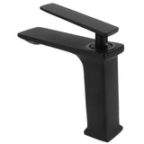 Copper Faucet Hot Cold Mixing Water Tap Wash Basin Tap with Single Hole Long Handle for BathroomG3/8 V1294-YM0901-3112210055212