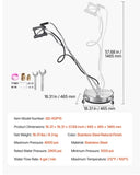 VEVOR 18" Pressure Washer Surface Cleaner 4 Wheels Dual Handle 4000 Max PSI V952-GYQXJBMQJQYPY17O7V0