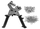 Punch Plier Belt Leather Manual Portable Hole Puncher Kit with Eyelet Buckles for Tent Awning V1294-YM0715-3114220053311