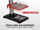 Baumr-AG DP15 600W 10" Pedestal Bench Drill Press, 12 Speeds, 16mm Chuck V219-DRLDPRBMRAD15